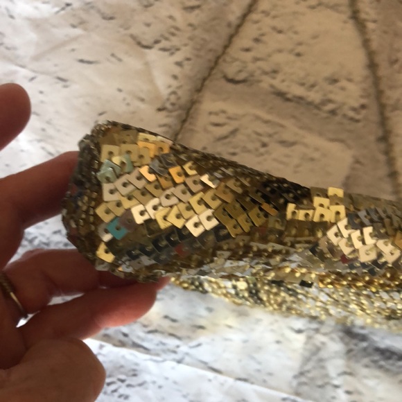 BCBGMAXAZRIA Beautiful sequined clutch handbag - Picture 4 of 12